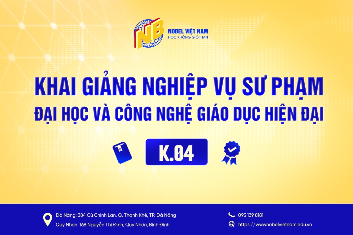 KHAI GIẢNG LỚP NGHIỆP VỤ SƯ PHẠM ĐẠI HỌC VÀ CÔNG NGHỆ GIÁO DỤC K04